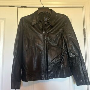 Vintage GAP Leather Jacket Small